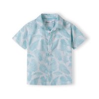 17SHIRT 18J: Short Sleeve Aop Poplin Shirt (2-8 Years)